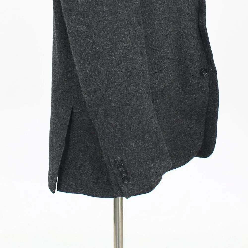 Kenneth Cole 46L Gray Solid 2-Button Sport Coat Blazer Jacket T722